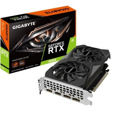 Tarjeta Gráfica Gigabyte GeForce RTX 3050 WindForce OC/ 6GB GDDR6 - Tiensol