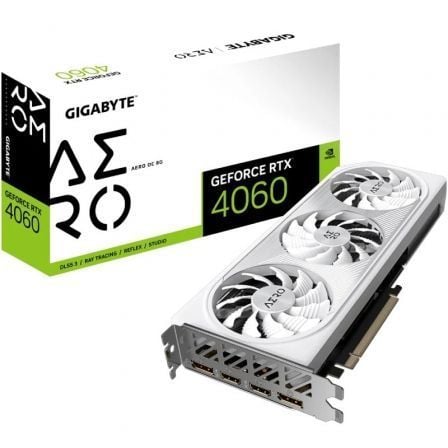 Tarjeta Gráfica Gigabyte GeForce RTX 4060 Aero OC 8G/ 8GB GDDR6 - Tiensol