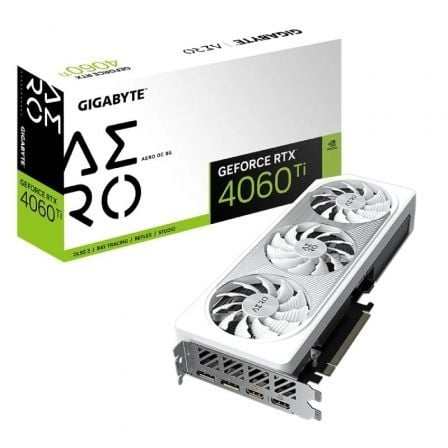 Tarjeta Gráfica Gigabyte GeForce RTX 4060 Ti Aero OC 8G/ 8GB GDDR6 - Tiensol