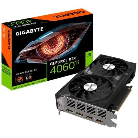 Tarjeta Gráfica Gigabyte GeForce RTX 4060 Ti WindForce OC/ 8GB GDDR6 - Tiensol