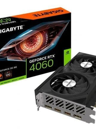 Tarjeta Gráfica Gigabyte GeForce RTX 4060 WindForce OC 8G/ 8GB GDDR6 - Tiensol