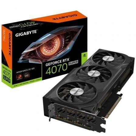 Tarjeta Gráfica Gigabyte GeForce RTX 4070 SUPER WindForce OC 12G/ 12GB GDDR6X - Tiensol