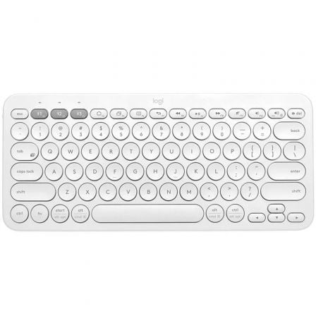 Teclado Compacto Inalámbrico por Bluetooth Logitech K380/ Blanco - Tiensol