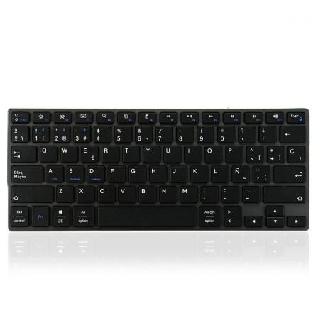 Teclado Compacto Inalámbrico por Bluetooth Subblim Advance Compact/ Gris - Tiensol