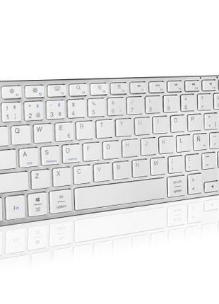 Teclado Compacto Inalámbrico por Bluetooth Subblim Advance Compact/ Plata - Tiensol