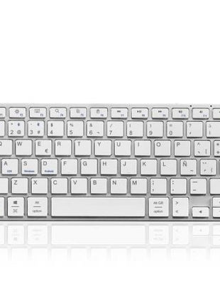 Teclado Compacto Inalámbrico por Bluetooth Subblim Advance Compact/ Plata - Tiensol