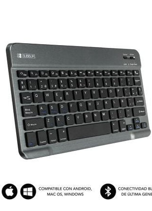 Teclado Compacto Inalámbrico por Bluetooth Subblim Smart/ Gris - Tiensol