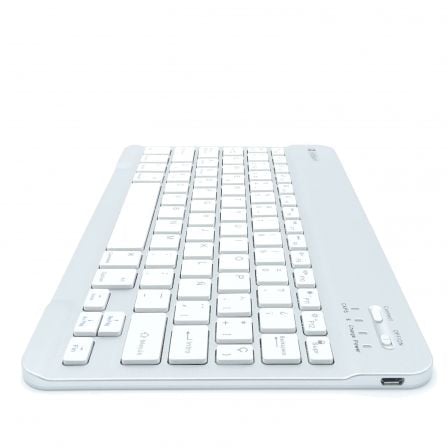 Teclado Compacto Inalámbrico por Bluetooth Subblim Smart/ Plata - Tiensol