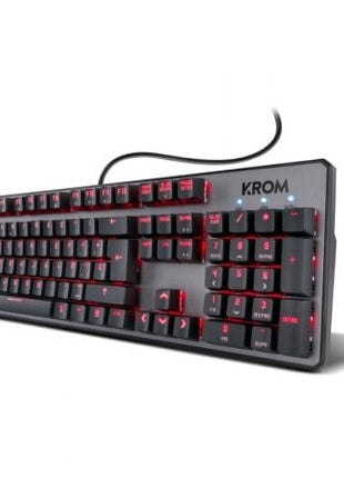 Teclado Gaming Mecánico Krom Kernel/ Negro - Tiensol