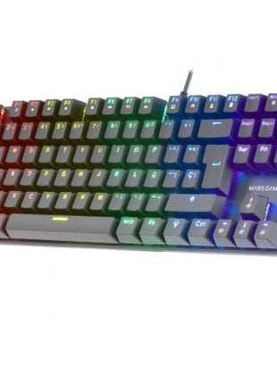 Teclado Gaming Mecánico Mars Gaming MK80BES/ Switch Azul - Tiensol