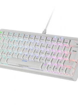 Teclado Gaming Mecánico Mars Gaming MKMINIPRO/ Switch Amarillo/ Blanco - Tiensol