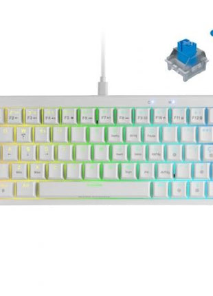 Teclado Gaming Mecánico Mars Gaming MKMINIPRO/ Switch Azul/ Blanco - Tiensol