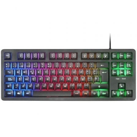 Teclado Gaming SemiMecánico Mars Gaming MK023/ Negro - Tiensol