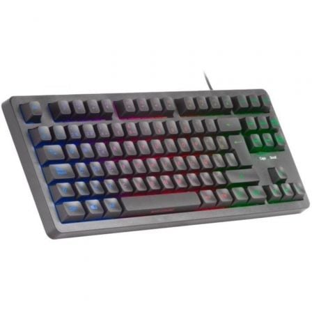 Teclado Gaming SemiMecánico Mars Gaming MK023/ Negro - Tiensol