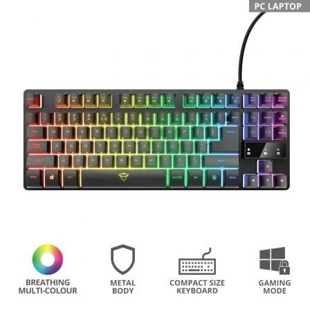 Teclado Gaming Trust Gaming GXT 833 Thado - Tiensol