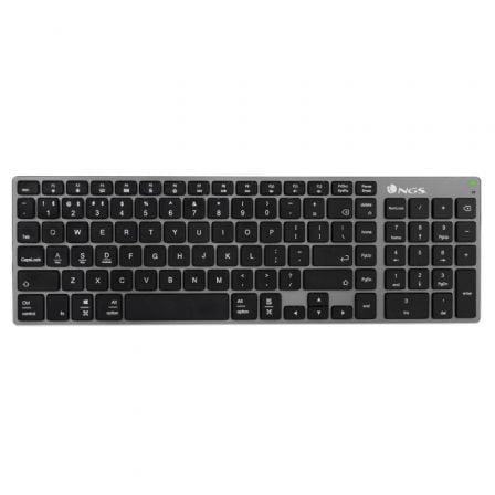 Teclado Inalámbrico por Bluetooth NGS Fortune - BT/ Gris - Tiensol