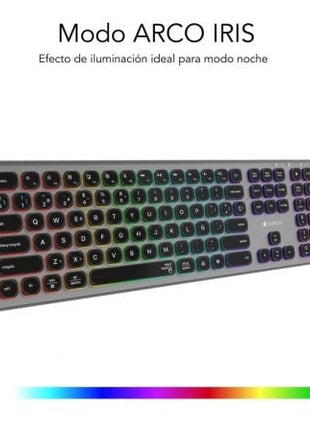 Teclado Inalámbrico Subblim Master/ Gris y Negro - Tiensol