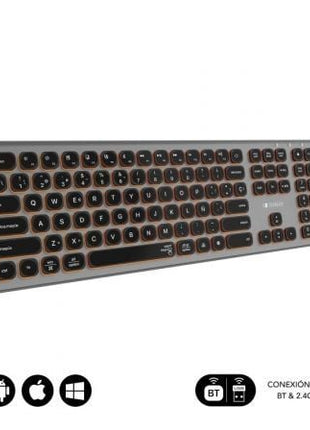 Teclado Inalámbrico Subblim Master/ Gris y Negro - Tiensol