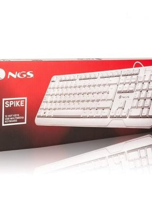 Teclado NGS Spike/ Blanco - Tiensol