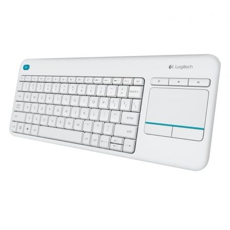 Teclado para Smart TV Logitech Wireless Touch K400 Plus/ Blanco - Tiensol