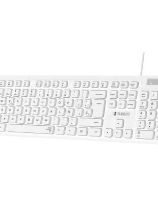 Teclado Subblim Business Slim Silencioso/ Blanco - Tiensol