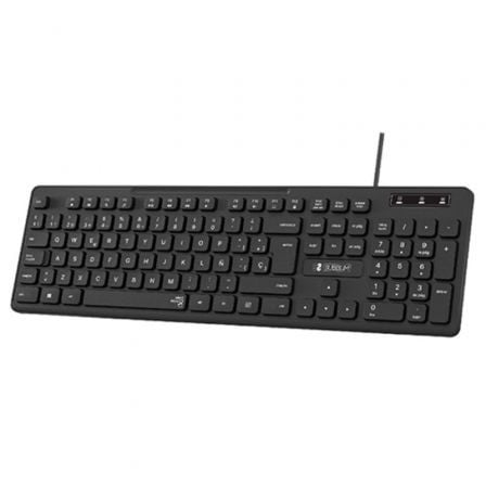 Teclado Subblim Business Slim Silencioso/ Negro - Tiensol