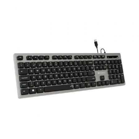 Teclado Subblim Wired Ergo Keys Silent Flat HQ/ Gris - Tiensol