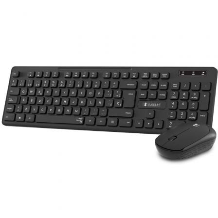 Teclado y Ratón Inalámbrico Subblim Combo Business Slim CSSW10/ Negro - Tiensol