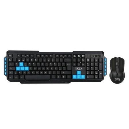 Teclado y Ratón Inalámbricos 3GO COMBODRILEW 2 - Tiensol