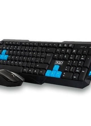 Teclado y Ratón Inalámbricos 3GO COMBODRILEW 2 - Tiensol