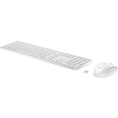 Teclado y Ratón Inalámbricos HP 650/ Blanco - Tiensol