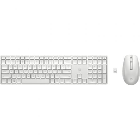 Teclado y Ratón Inalámbricos HP 650/ Blanco - Tiensol