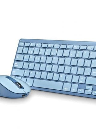 Teclado y Ratón Inalámbricos NGS Fantasy Kit Blue/ Azul - Tiensol