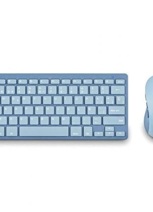 Teclado y Ratón Inalámbricos NGS Fantasy Kit Blue/ Azul - Tiensol