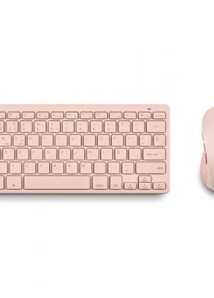 Teclado y Ratón Inalámbricos NGS Fantasy Kit Pink/ Rosa - Tiensol