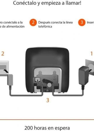 Teléfono Inalámbrico Gigaset A270/ Negro - Tiensol