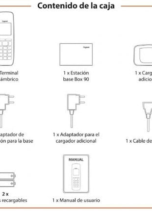 Teléfono Inalámbrico Gigaset CL390/ Gris - Tiensol