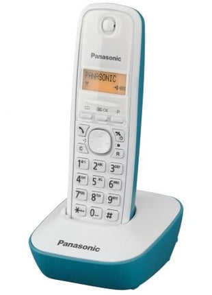 Teléfono Inalámbrico Panasonic KX - TG1611/ Blanco/ Azul - Tiensol