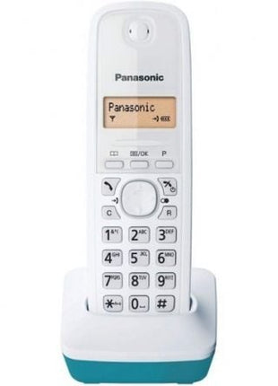 Teléfono Inalámbrico Panasonic KX - TG1611/ Blanco/ Azul - Tiensol