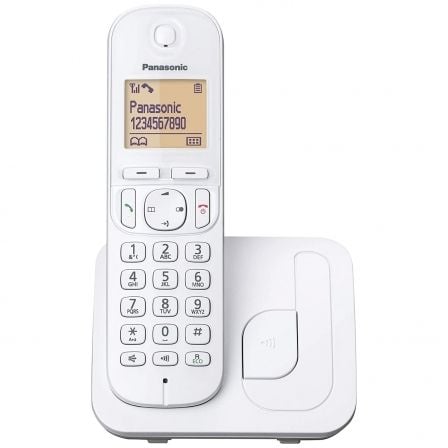 Teléfono Inalámbrico Panasonic KX - TG210SP/ Blanco - Tiensol