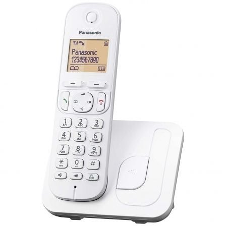 Teléfono Inalámbrico Panasonic KX - TG210SP/ Blanco - Tiensol