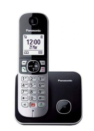 Teléfono Inalámbrico Panasonic KX - TG6851/ Negro - Tiensol