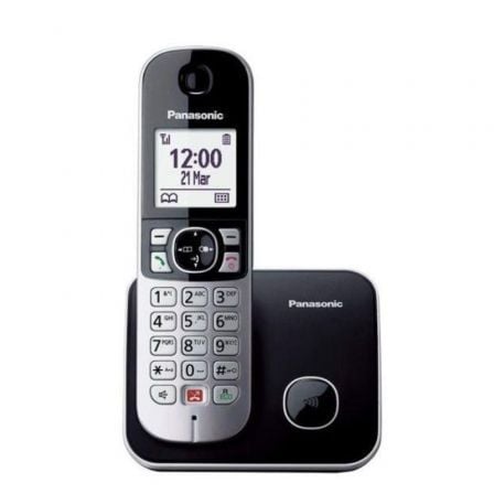 Teléfono Inalámbrico Panasonic KX - TG6851/ Negro - Tiensol