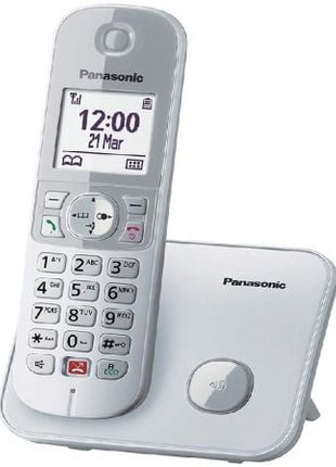 Teléfono Inalámbrico Panasonic KX - TG6851SP/ Plata - Tiensol