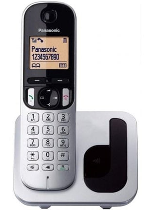 Teléfono Inalámbrico Panasonic KX - TGC210SP/ Plata - Tiensol