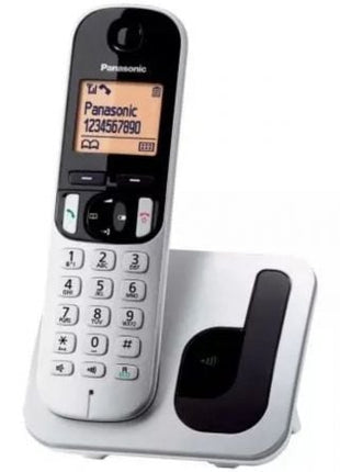 Teléfono Inalámbrico Panasonic KX - TGC210SP/ Plata - Tiensol