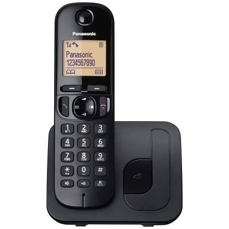 Teléfono Inalámbrico Panasonic KX - TGC210SPB/ Negro - Tiensol