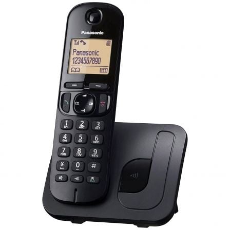 Teléfono Inalámbrico Panasonic KX - TGC210SPB/ Negro - Tiensol