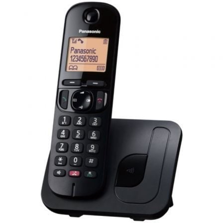 Teléfono Inalámbrico Panasonic KX - TGC250SPB/ Negro - Tiensol