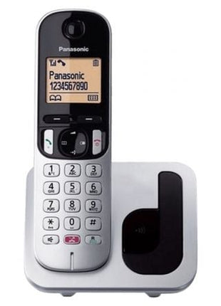 Teléfono Inalámbrico Panasonic KX - TGC250SPS/ Plata - Tiensol